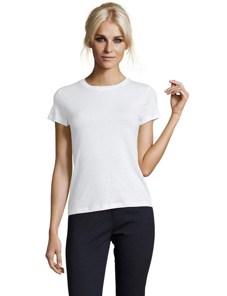 TEE-SHIRT FEMME COL ROND - 01825