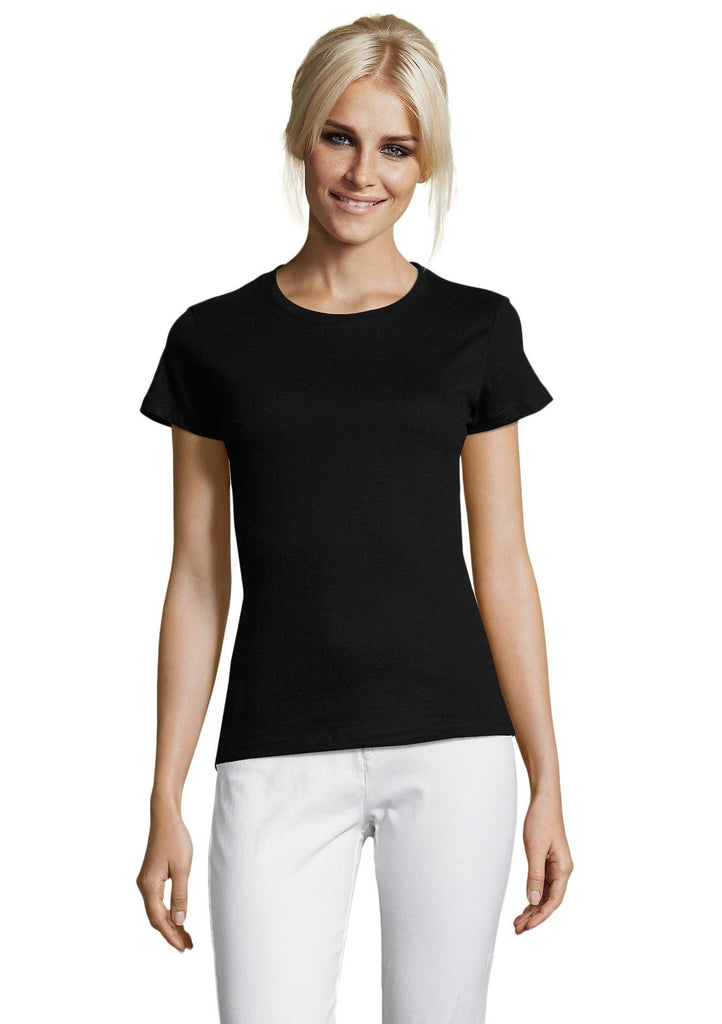 TEE-SHIRT FEMME COL ROND - 01825