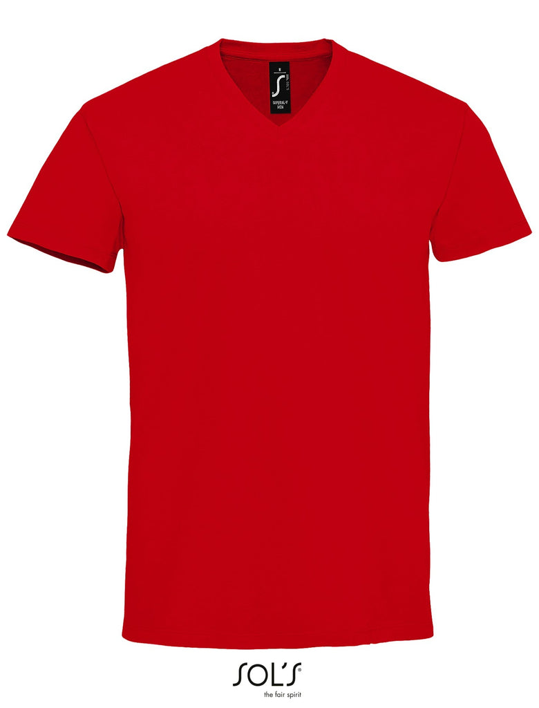 TEE-SHIRT HOMME COL V  - 02940