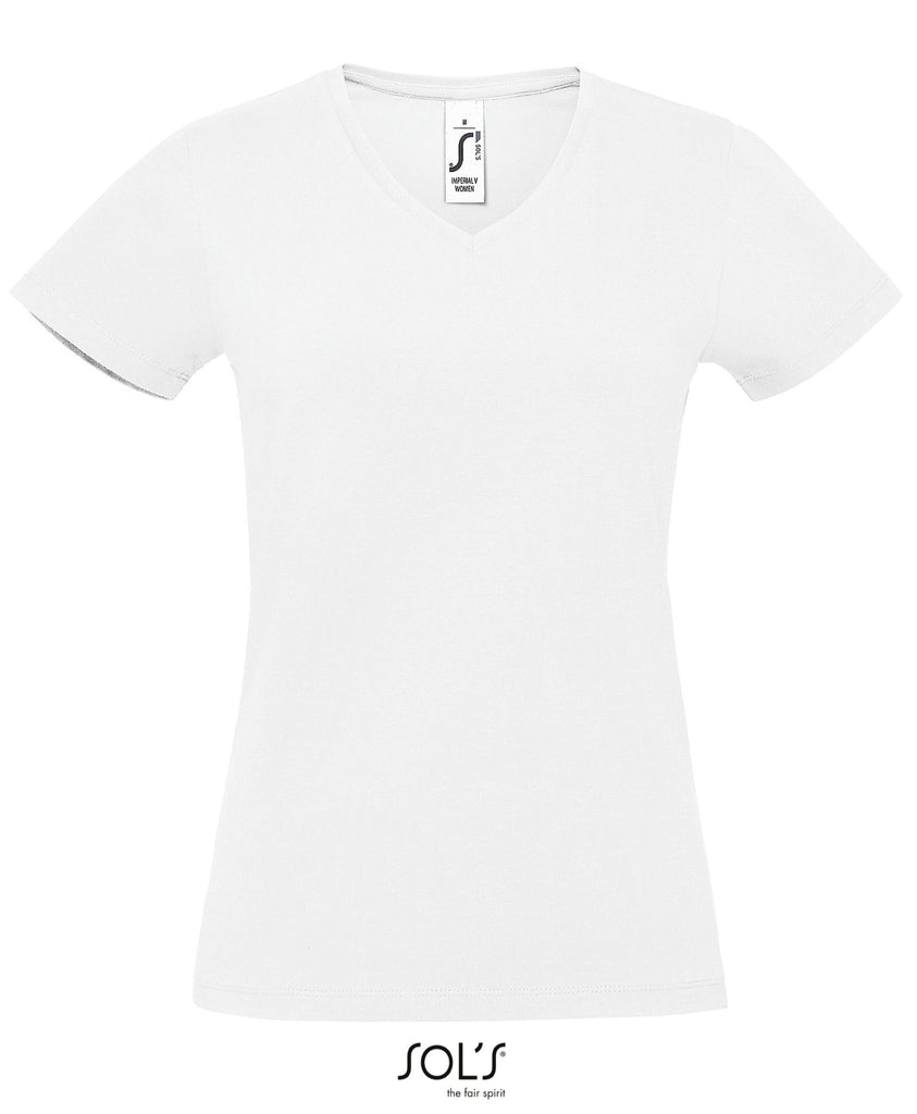 TEE-SHIRT FEMME COL V  - 02941