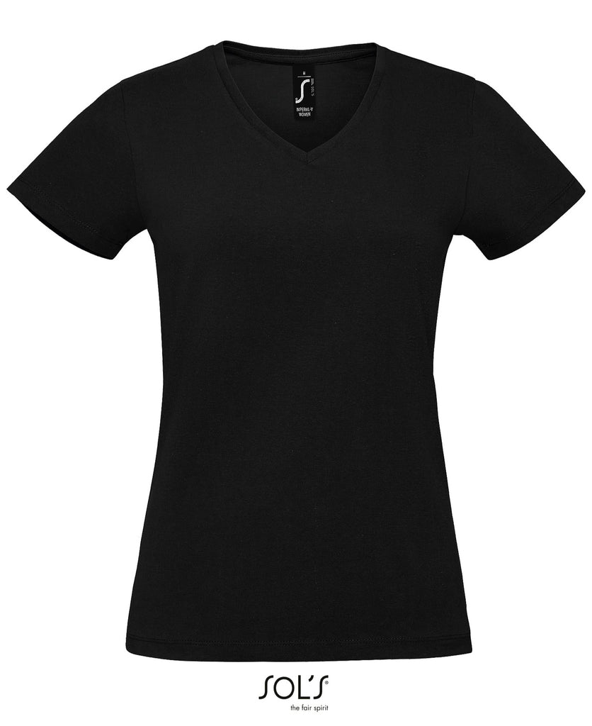 TEE-SHIRT FEMME COL V  - 02941