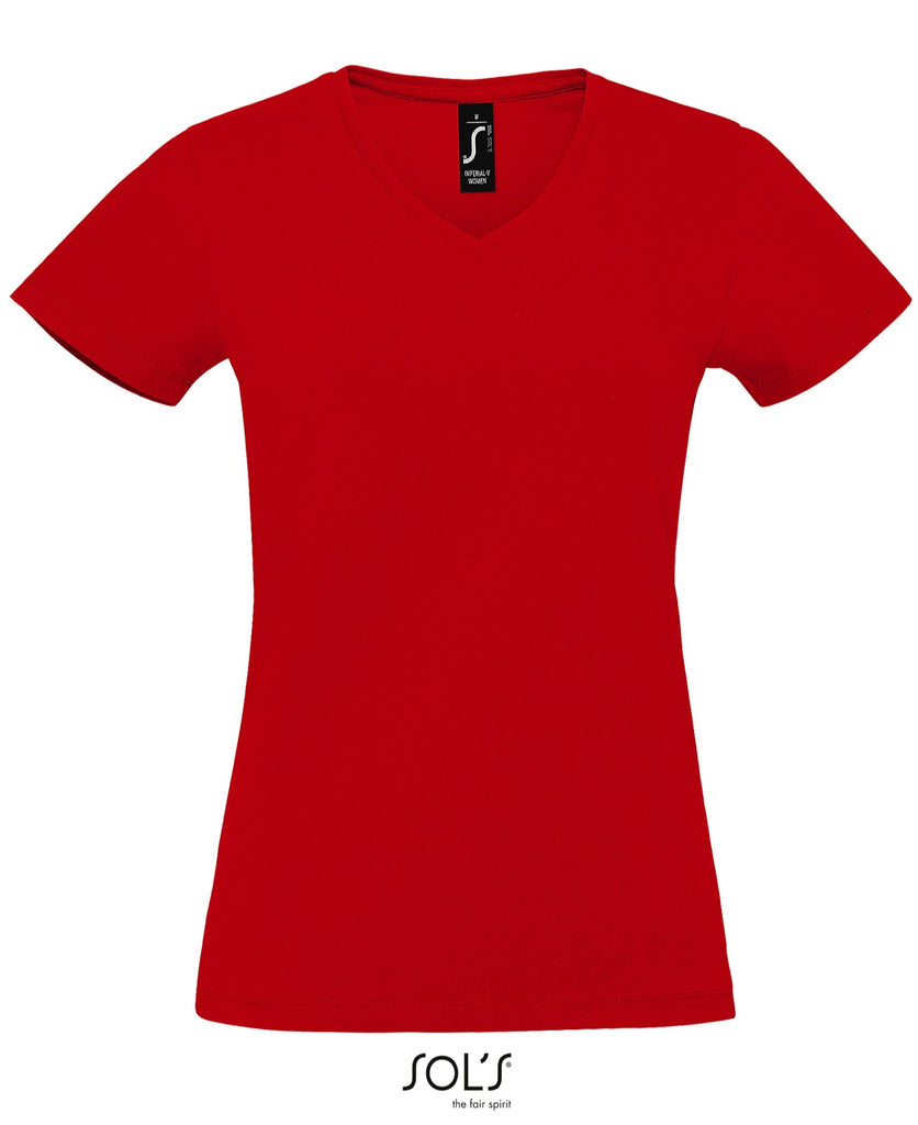 TEE-SHIRT FEMME COL V  - 02941