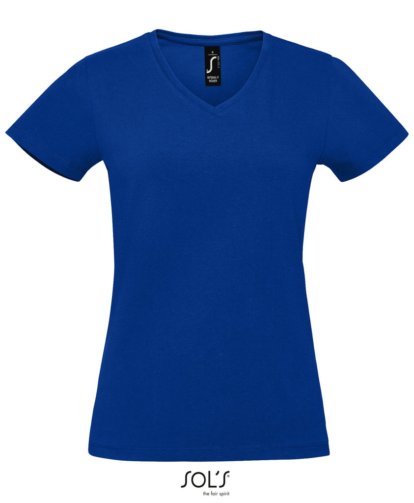 TEE-SHIRT FEMME COL V  - 02941