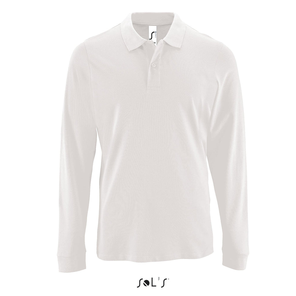 POLO MANCHES LONGUES HOMME MAILLE PIQUÉE - 02087