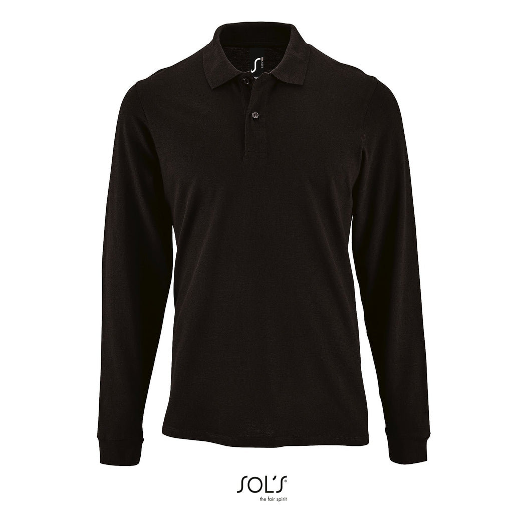 POLO MANCHES LONGUES HOMME MAILLE PIQUÉE - 02087