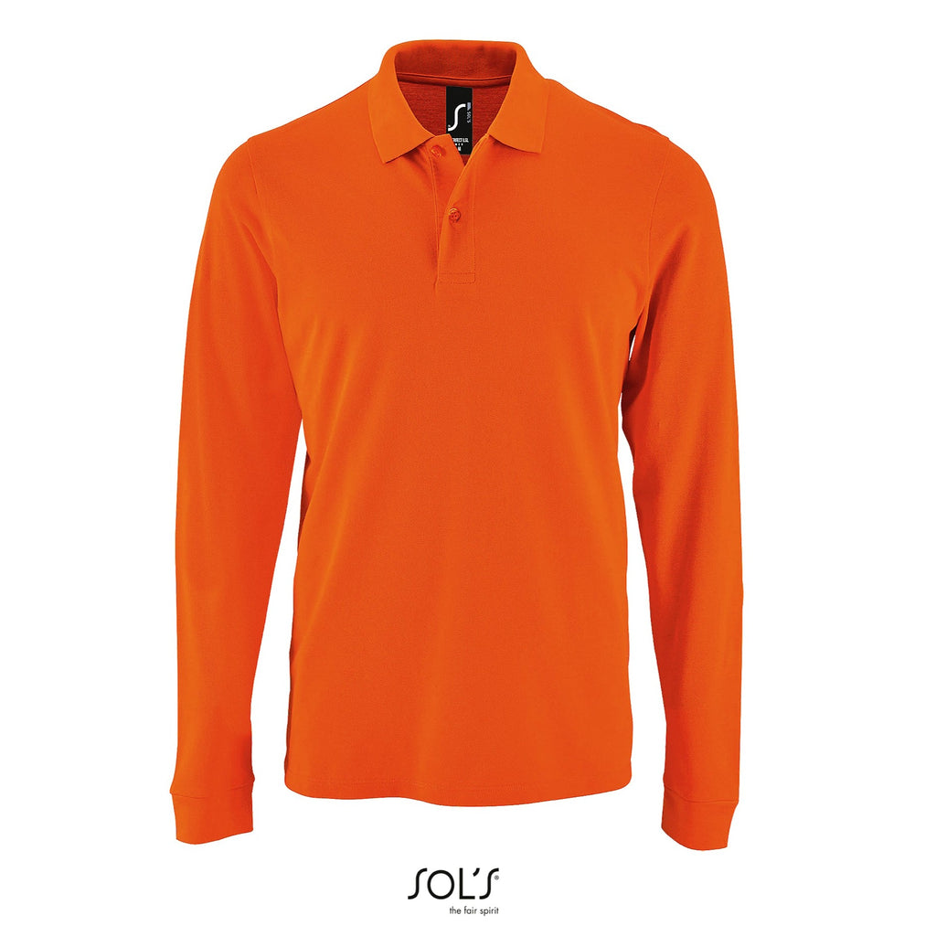 POLO MANCHES LONGUES HOMME MAILLE PIQUÉE - 02087