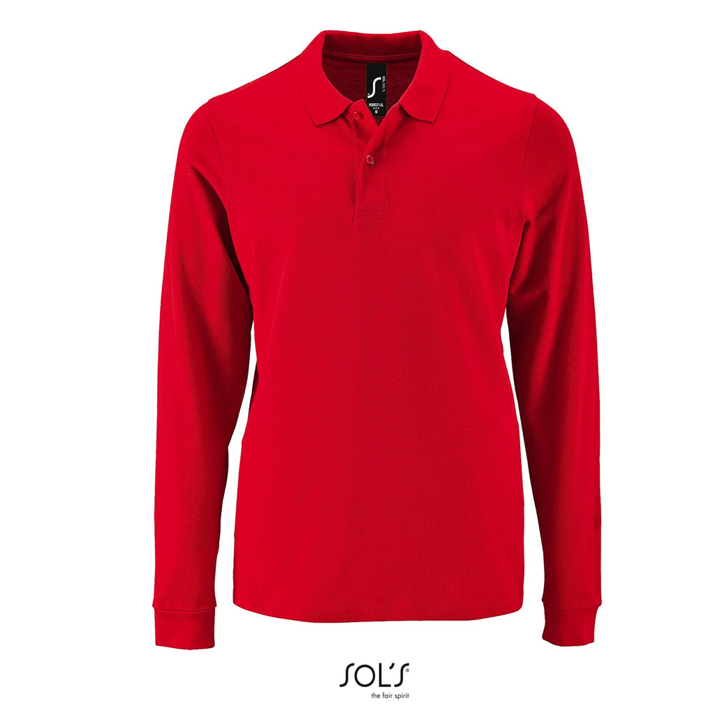 POLO MANCHES LONGUES HOMME MAILLE PIQUÉE - 02087