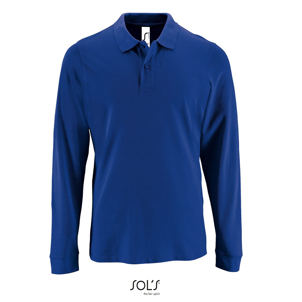 POLO MANCHES LONGUES HOMME MAILLE PIQUÉE - 02087