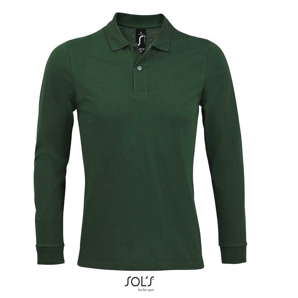 POLO MANCHES LONGUES HOMME MAILLE PIQUÉE - 02087