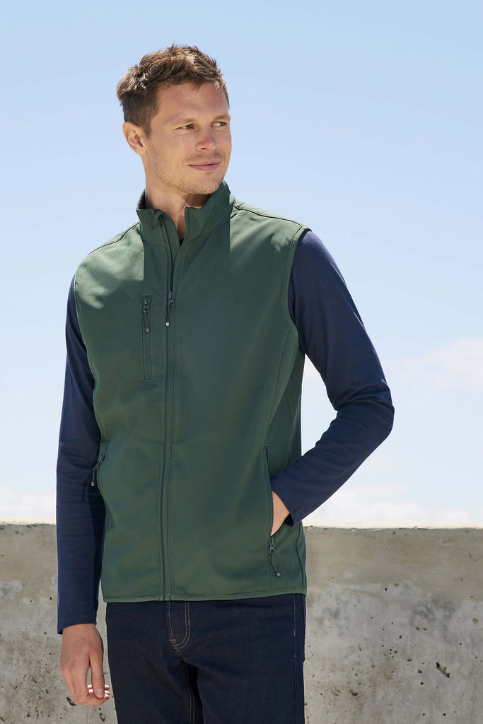 Veste zippée Falcon softshell sans manche pour homme - 03825