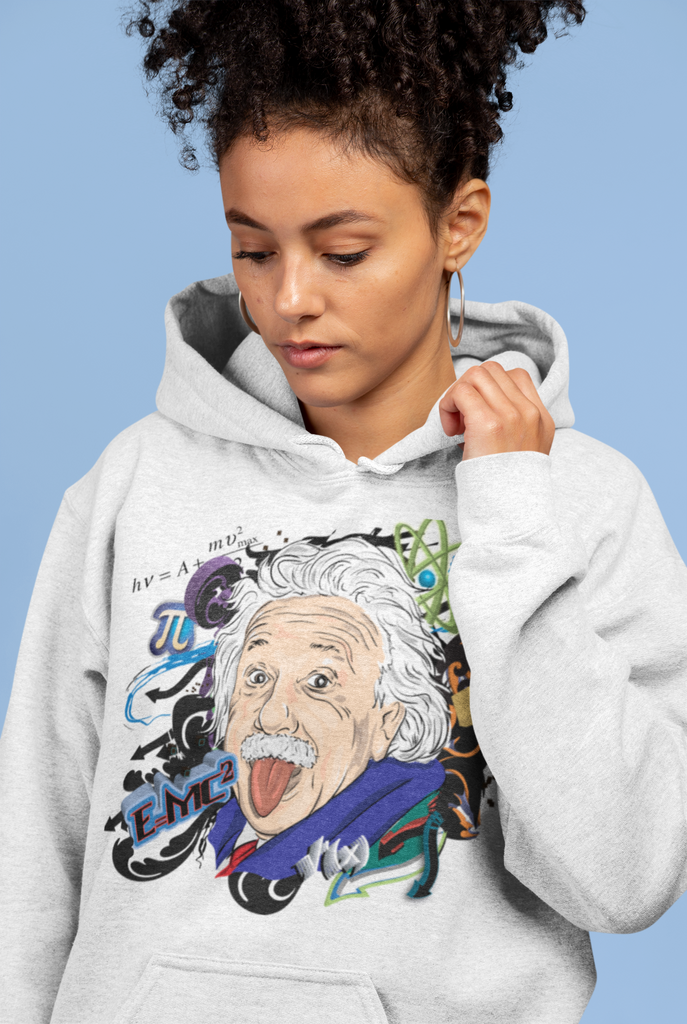 Sweatshirt Einstein Fun : Génie Avec une Touche d'Humour