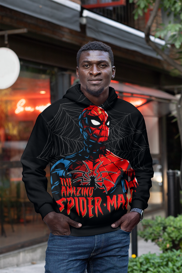 Sweatshirt Spider-Man Grand Format : Envergure Héroïque