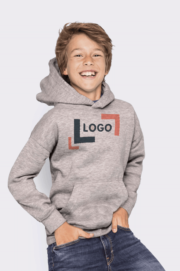 SWEAT-SHIRT SLAM ENFANT À CAPUCHE MOLLETON GRATTÉ - 13255